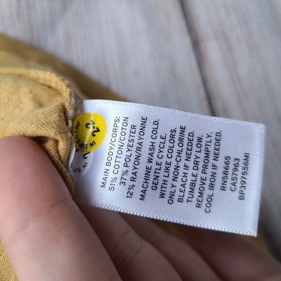 4 for $25 - BP Vneck Basic Tshirt Tee Mustard - Picture 5 of 5